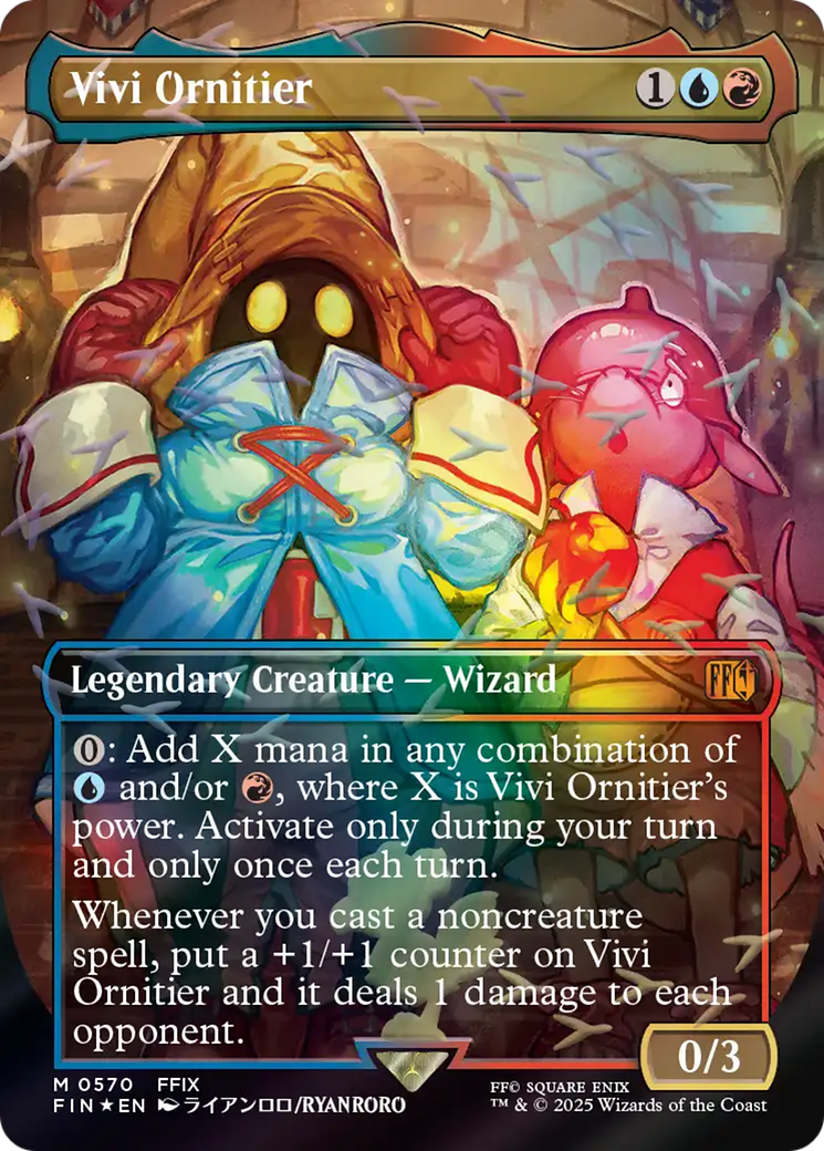 Vivi Ornitier (Borderless) (Chocobo Track Foil) [FINAL FANTASY] | Exor Games New Glasgow