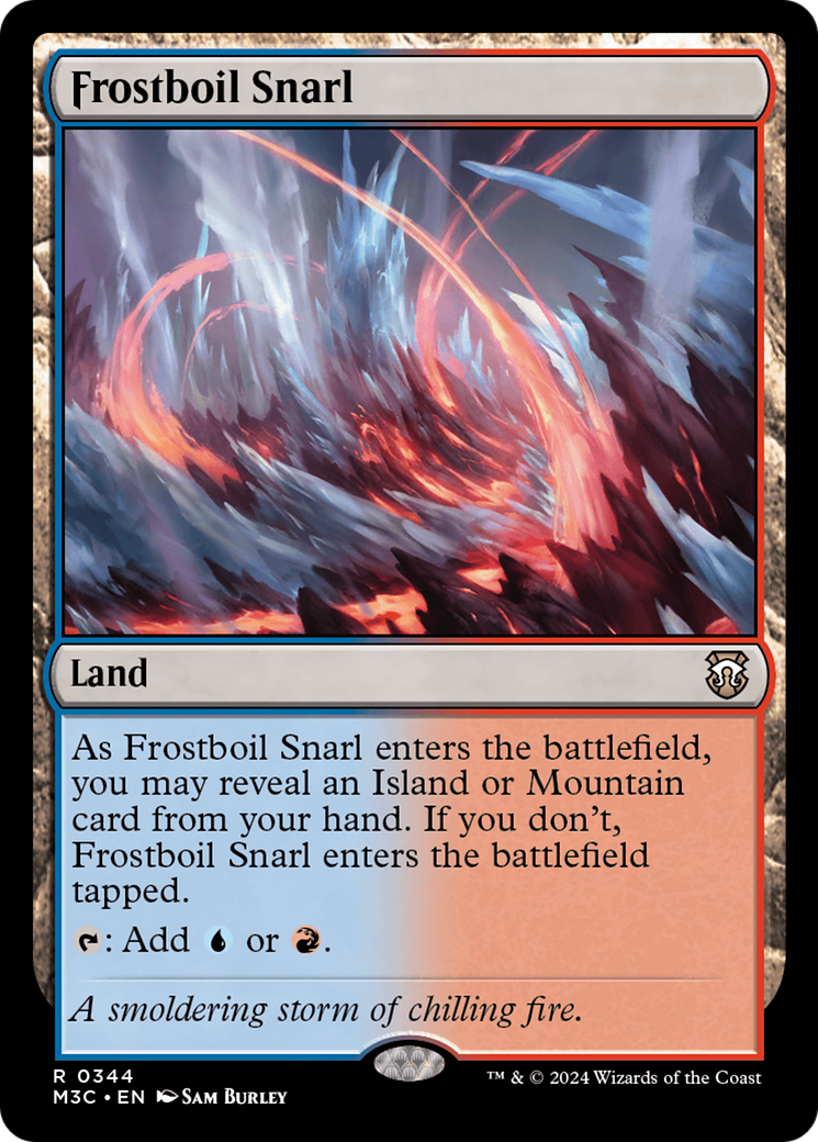 Frostboil Snarl (Ripple Foil) [Modern Horizons 3 Commander] | Exor Games New Glasgow