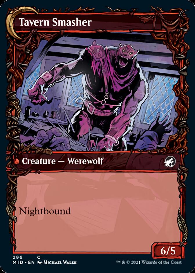 Tavern Ruffian // Tavern Smasher (Showcase Equinox) [Innistrad: Midnight Hunt] | Exor Games New Glasgow