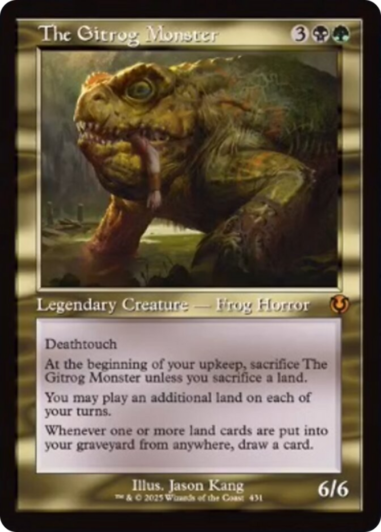 The Gitrog Monster (Retro Frame) [Innistrad Remastered] | Exor Games New Glasgow