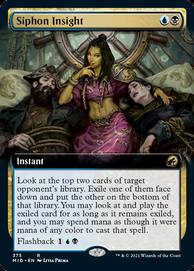Siphon Insight (Extended Art) [Innistrad: Midnight Hunt] | Exor Games New Glasgow