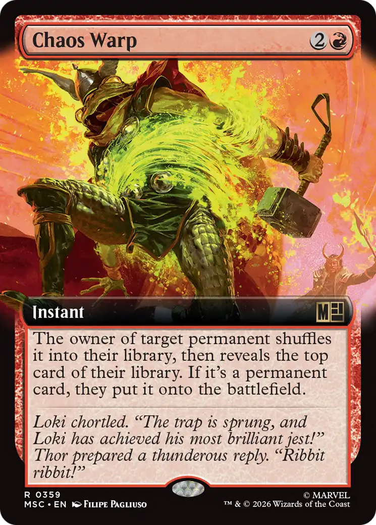 Chaos Warp (Extended Art) [Marvel Super Heroes Commander] | Exor Games New Glasgow
