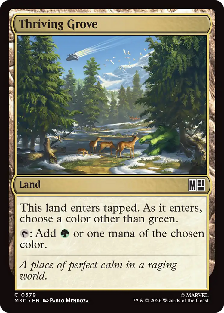 Thriving Grove [Marvel Super Heroes Commander] | Exor Games New Glasgow