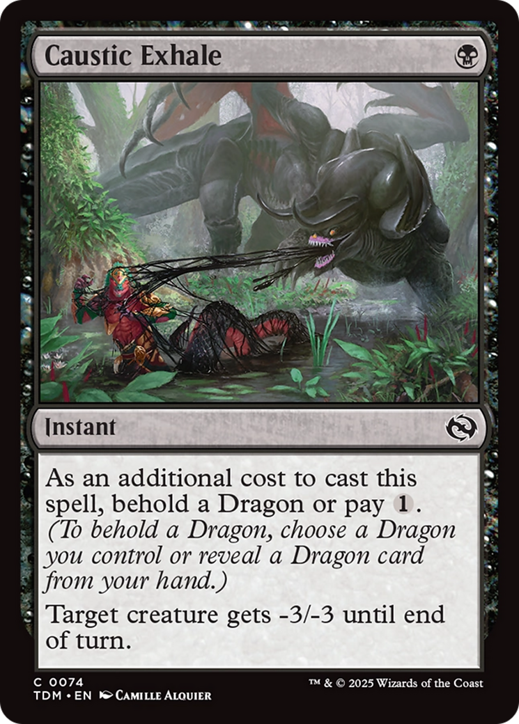 Caustic Exhale [Tarkir: Dragonstorm] | Exor Games New Glasgow