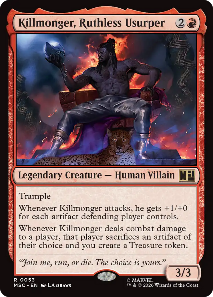 Killmonger, Ruthless Usurper [Marvel Super Heroes Commander] | Exor Games New Glasgow