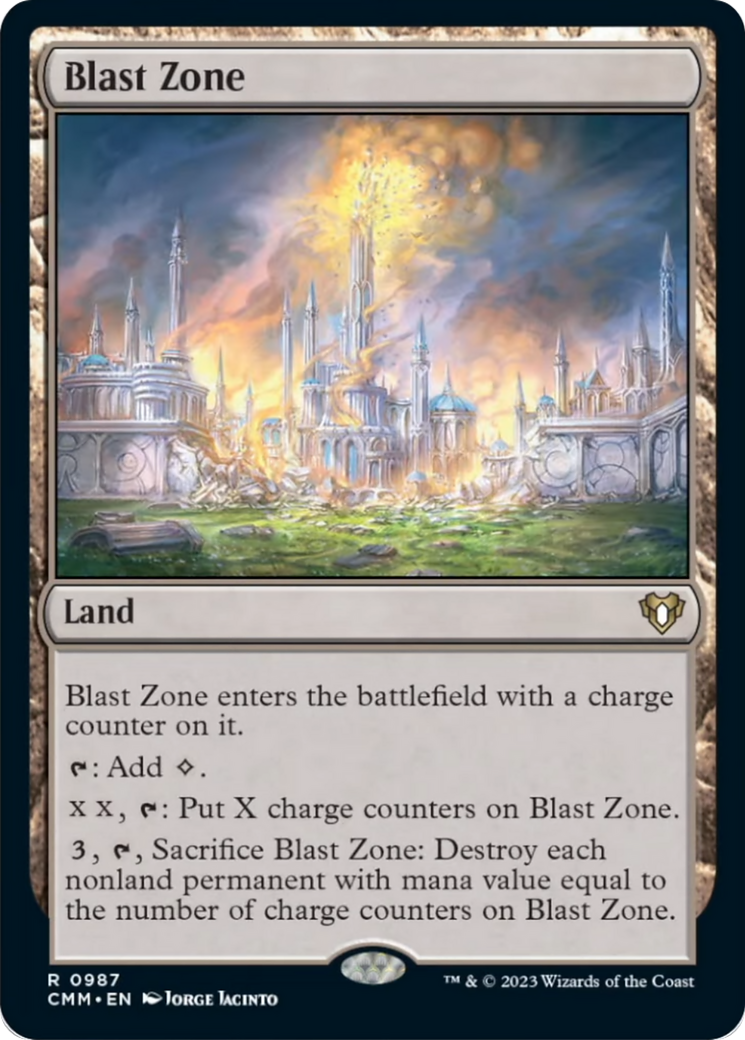 Blast Zone [Commander Masters] | Exor Games New Glasgow