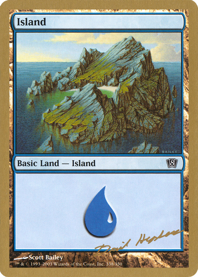 Island (dh338) (Dave Humpherys) [World Championship Decks 2003] | Exor Games New Glasgow