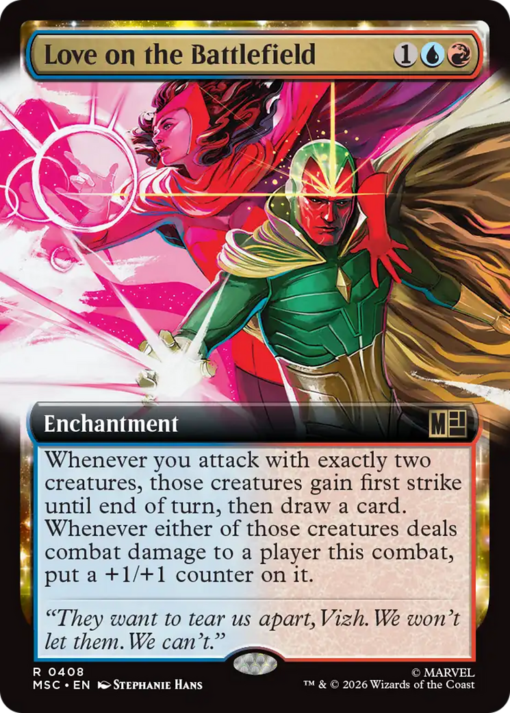 Love on the Battlefield (Extended Art) [Marvel Super Heroes Commander] | Exor Games New Glasgow