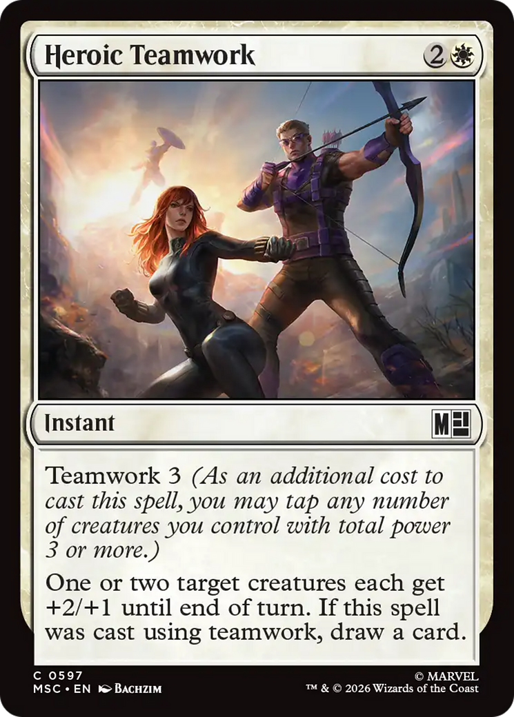 Heroic Teamwork [Marvel Super Heroes Commander] | Exor Games New Glasgow