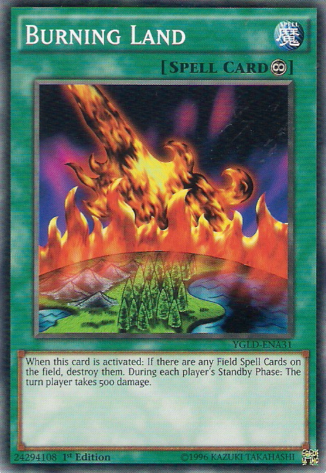 Burning Land [YGLD-ENA31] Common | Exor Games New Glasgow