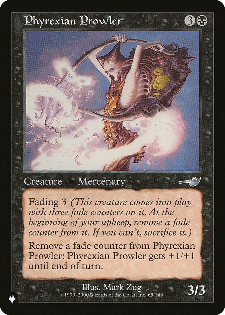 Phyrexian Prowler [The List] | Exor Games New Glasgow