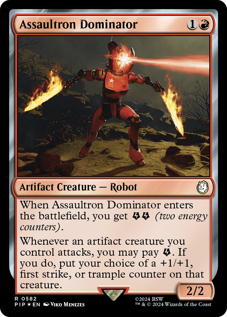 Assaultron Dominator (Surge Foil) [Fallout] | Exor Games New Glasgow