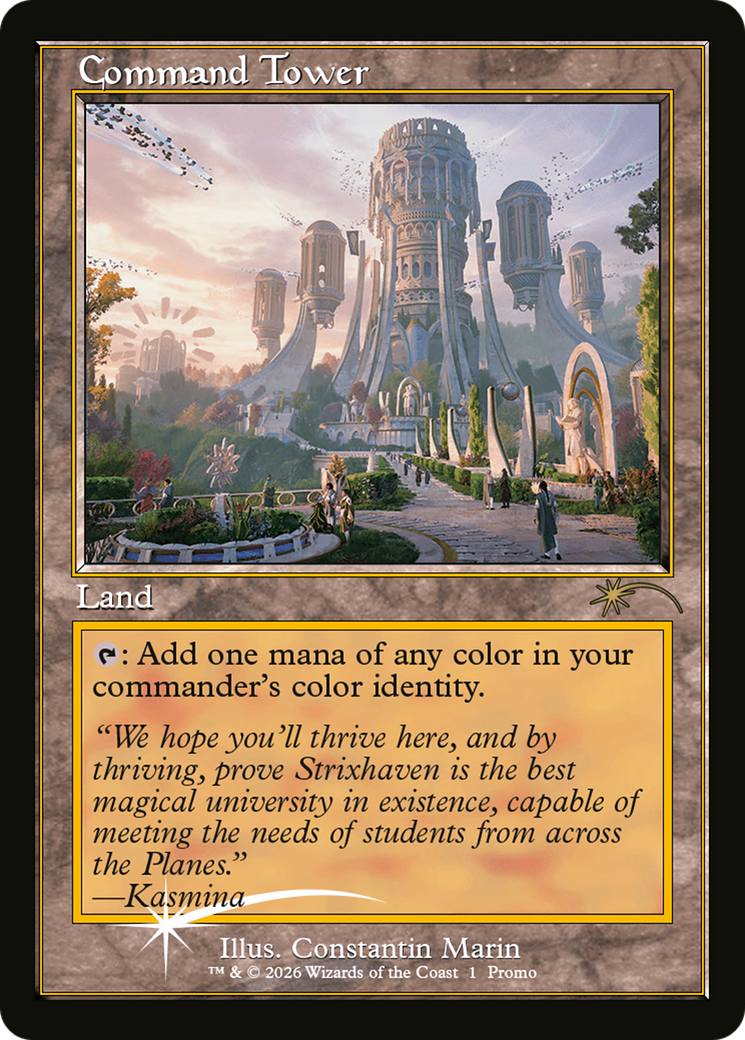 Command Tower (Strixhaven: Omens of Chaos) [Media Promos] | Exor Games New Glasgow