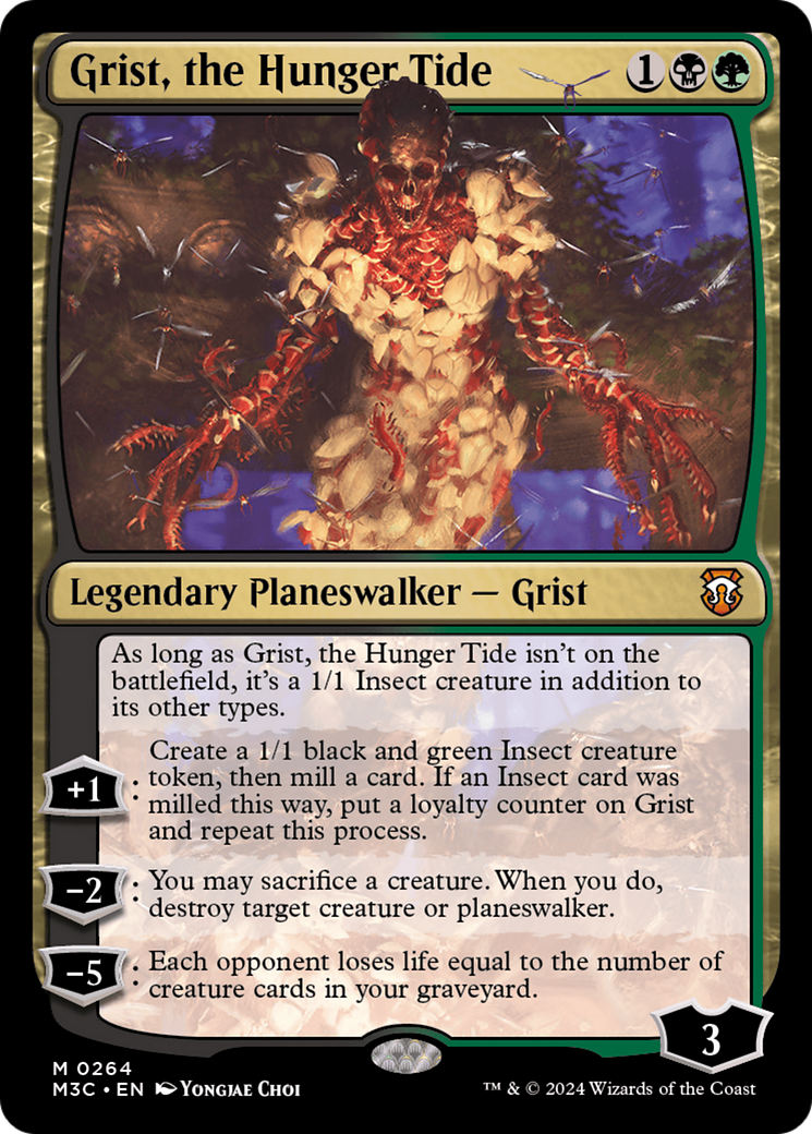 Grist, the Hunger Tide (Ripple Foil) [Modern Horizons 3 Commander] | Exor Games New Glasgow