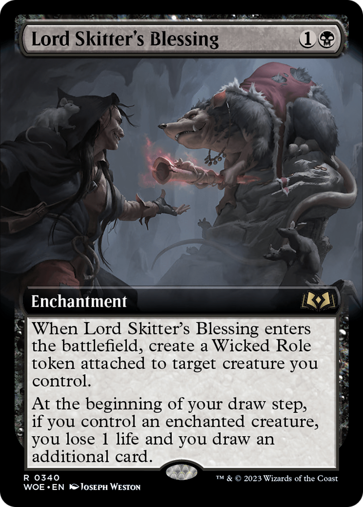 Lord Skitter's Blessing (Extended Art) [Wilds of Eldraine] | Exor Games New Glasgow