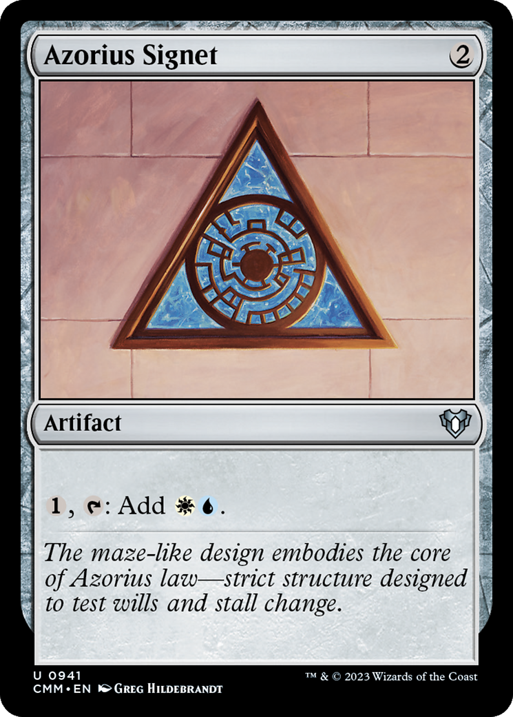 Azorius Signet [Commander Masters] | Exor Games New Glasgow