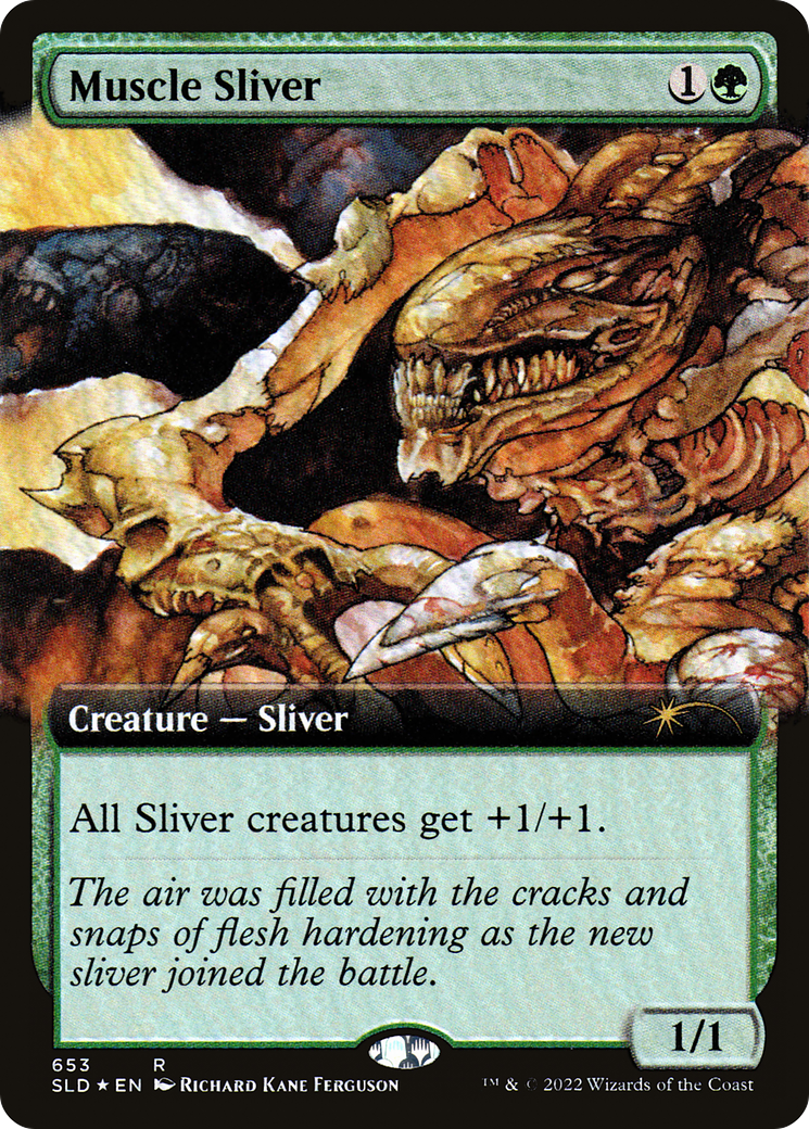 Muscle Sliver (Extended Art) [Secret Lair Drop Promos] | Exor Games New Glasgow