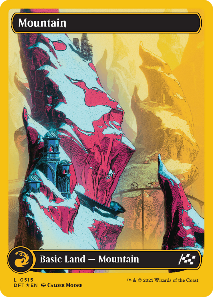 Mountain (0515) (First-Place Foil) [Aetherdrift] | Exor Games New Glasgow