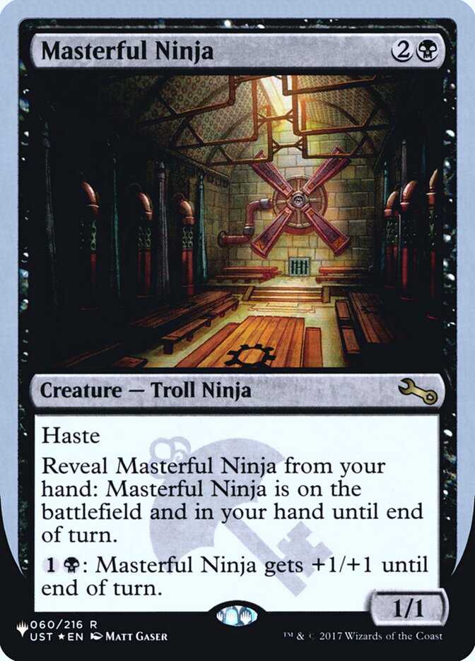 Masterful Ninja (Unfinity Foil Edition) [The List] | Exor Games New Glasgow