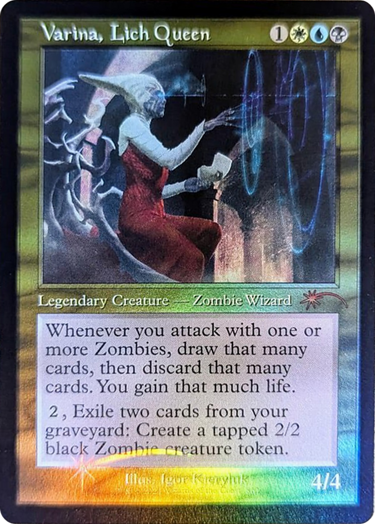 Varina, Lich Queen (Retro Frame) [Secret Lair Drop Series] | Exor Games New Glasgow