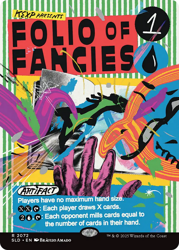 Folio of Fancies (Rainbow Foil) [Secret Lair Drop Series] | Exor Games New Glasgow