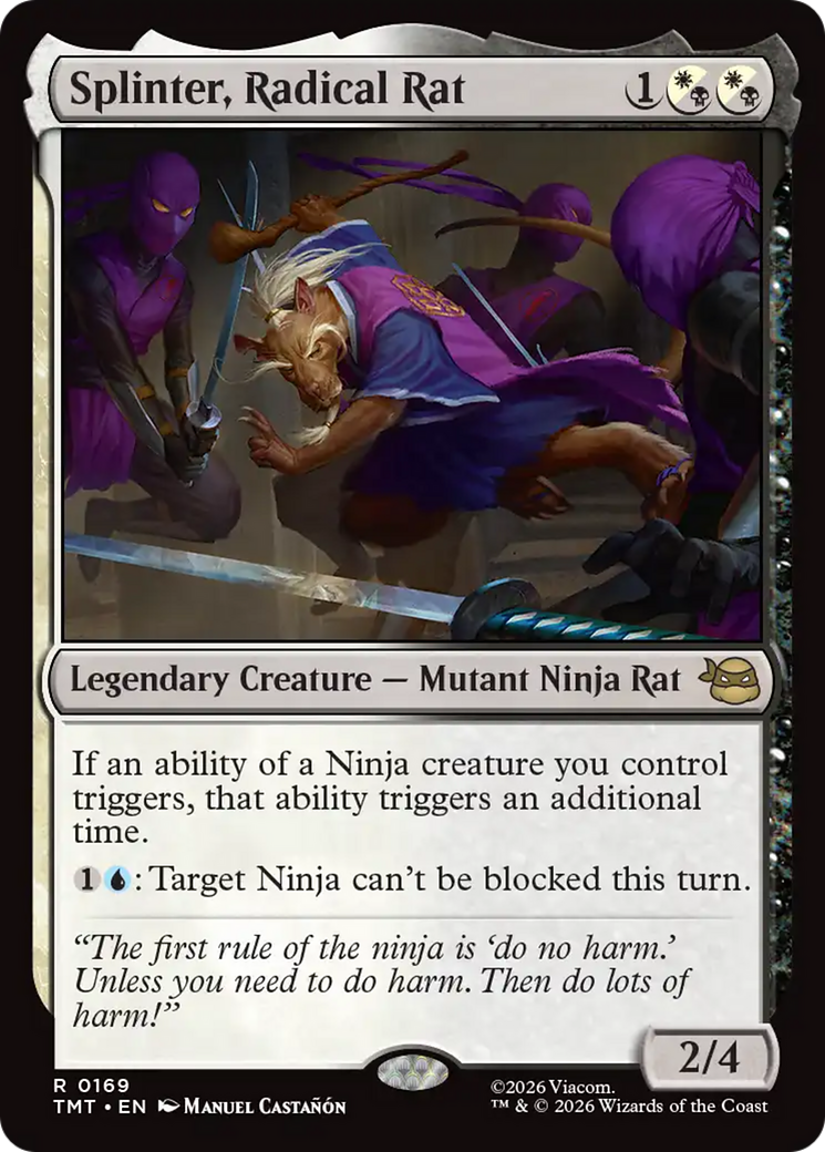 Splinter, Radical Rat [Teenage Mutant Ninja Turtles] | Exor Games New Glasgow