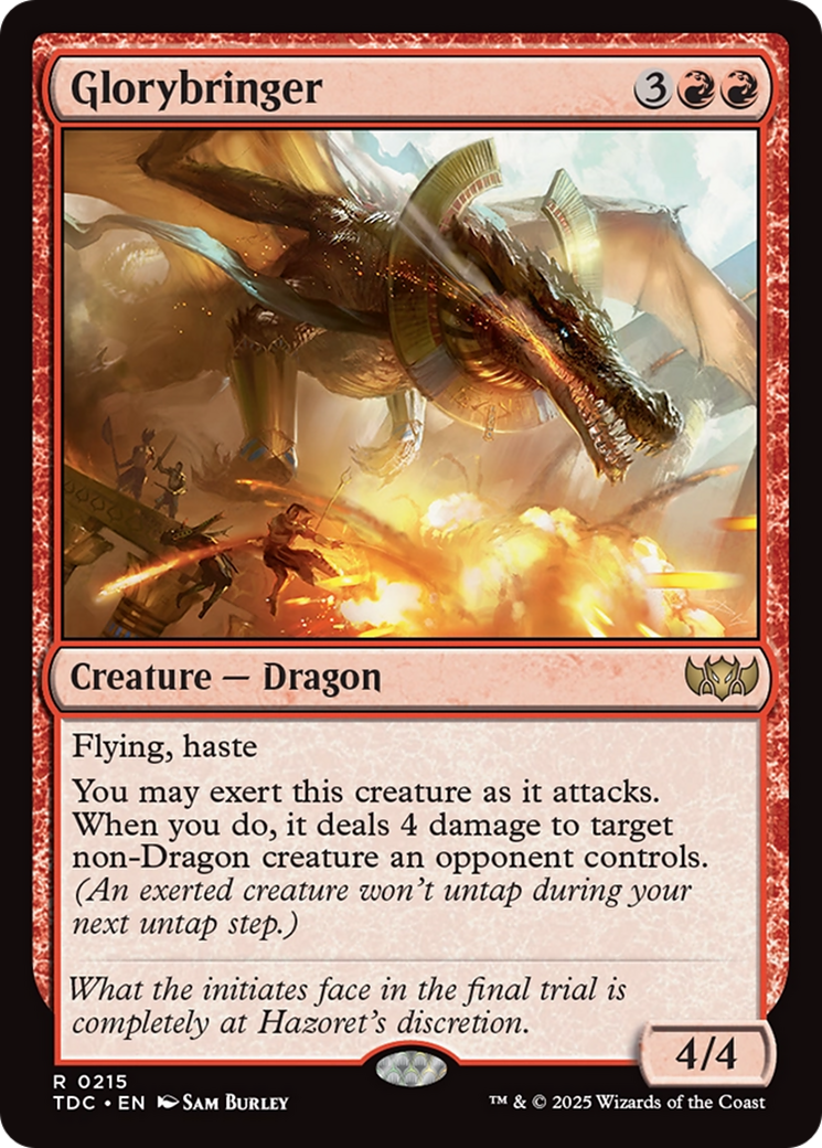 Glorybringer [Tarkir: Dragonstorm Commander] | Exor Games New Glasgow