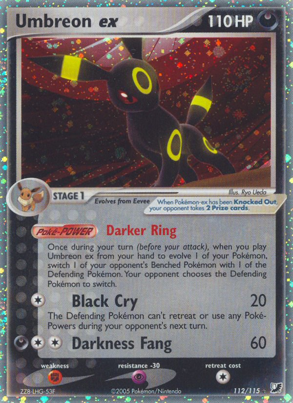 Umbreon ex (112/115) [EX: Unseen Forces] | Exor Games New Glasgow