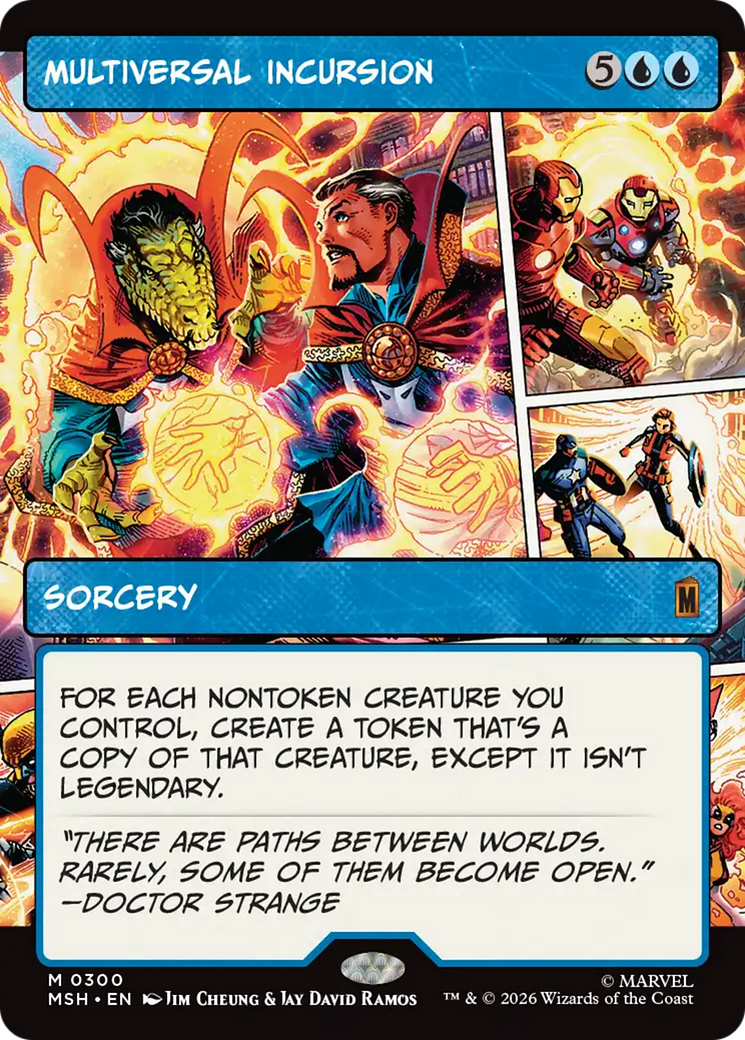 Multiversal Incursion (Borderless) [Marvel Super Heroes] | Exor Games New Glasgow