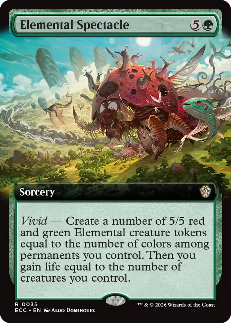 Elemental Spectacle (Extended Art) [Lorwyn Eclipsed Commander] | Exor Games New Glasgow