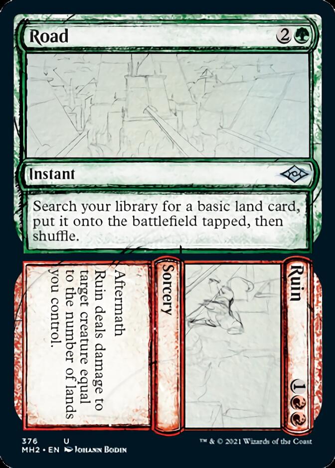 Road // Ruin (Sketch) [Modern Horizons 2] | Exor Games New Glasgow