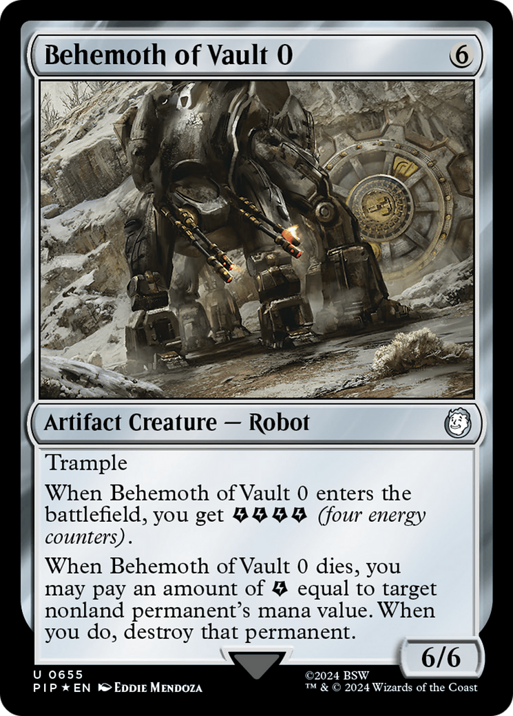 Behemoth of Vault 0 (Surge Foil) [Fallout] | Exor Games New Glasgow