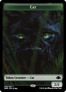 Zombie // Cat (008) Double-Sided Token [Dominaria Remastered Tokens] | Exor Games New Glasgow