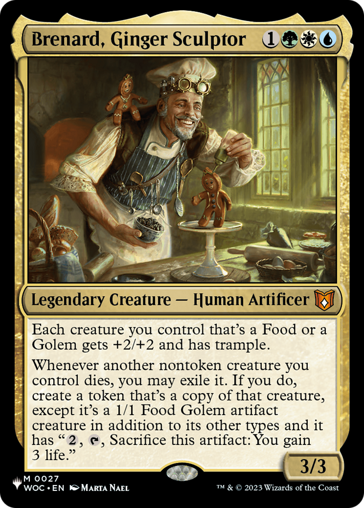 Brenard, Ginger Sculptor (WOC) [The List] | Exor Games New Glasgow