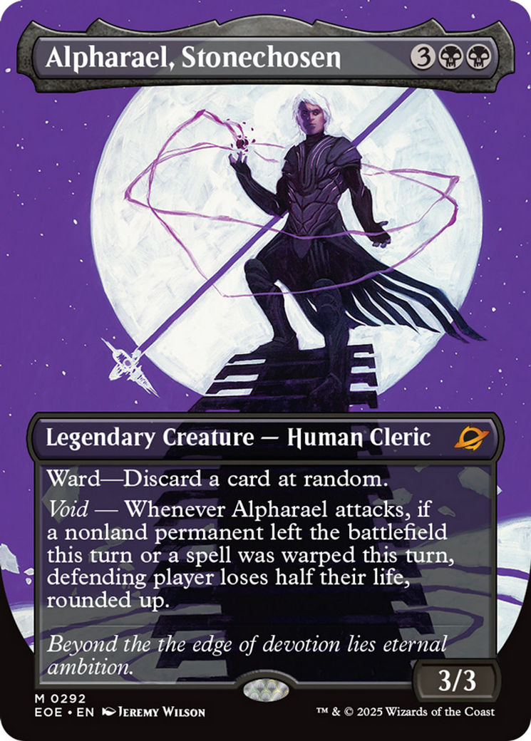 Alpharael, Stonechosen (Borderless) [Edge of Eternities] | Exor Games New Glasgow