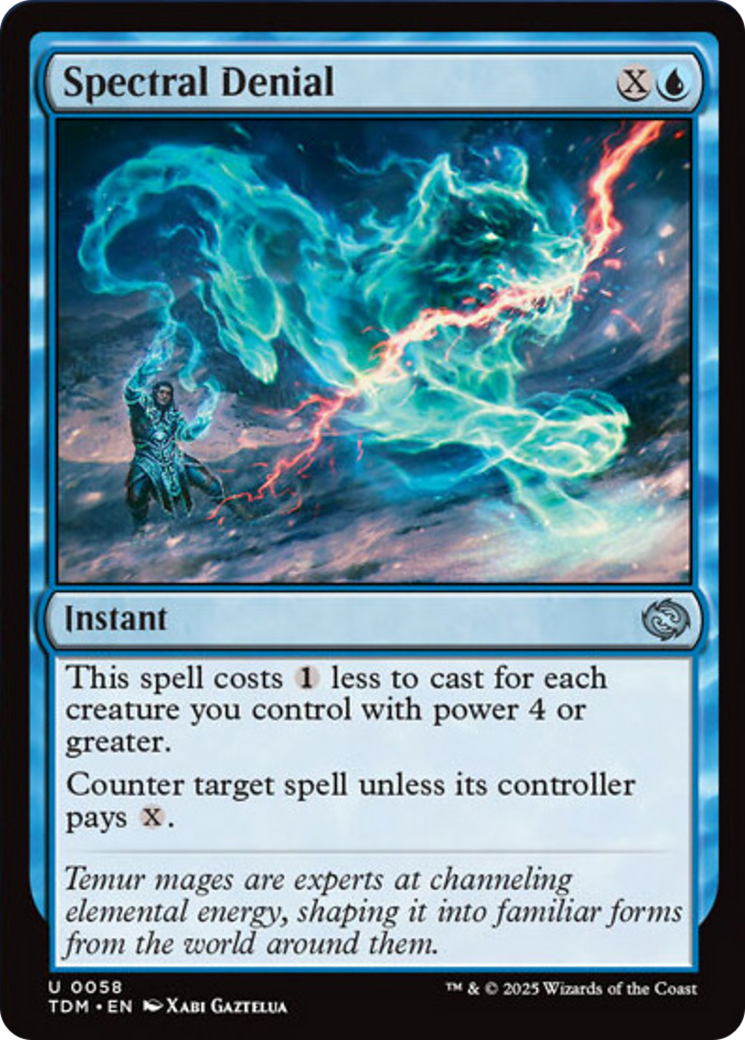 Spectral Denial [Tarkir: Dragonstorm] | Exor Games New Glasgow