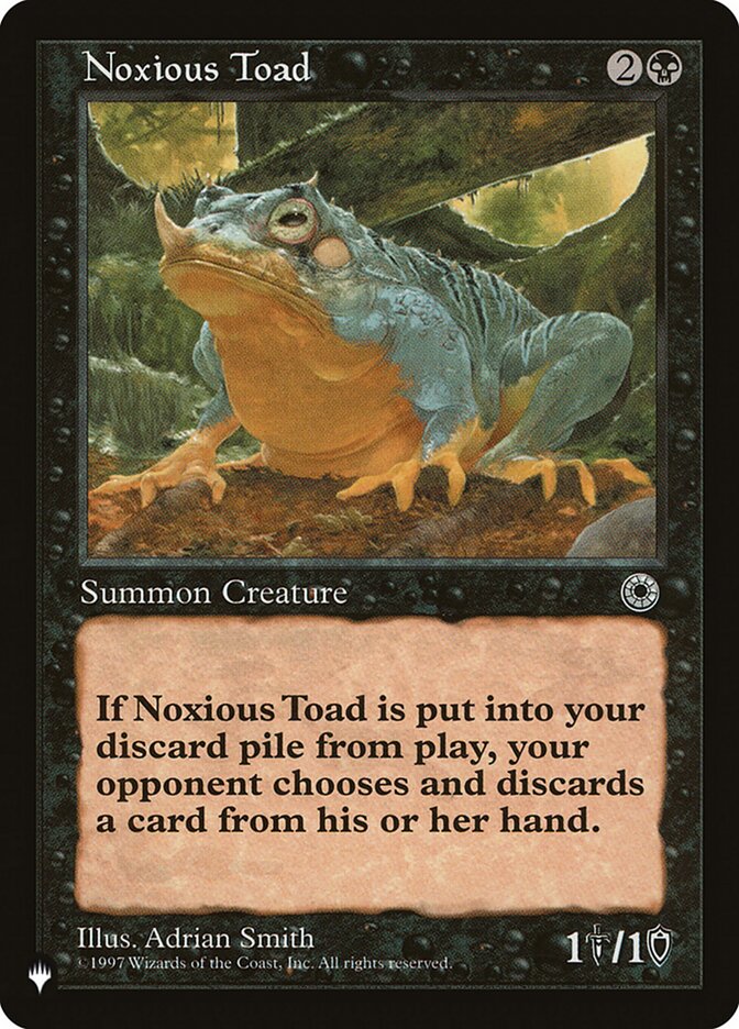 Noxious Toad [The List] | Exor Games New Glasgow