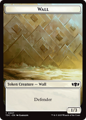 Insect (0023) // Wall Double-Sided Token [Tarkir: Dragonstorm Commander Tokens] | Exor Games New Glasgow