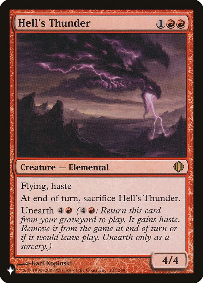 Hell's Thunder [The List] | Exor Games New Glasgow