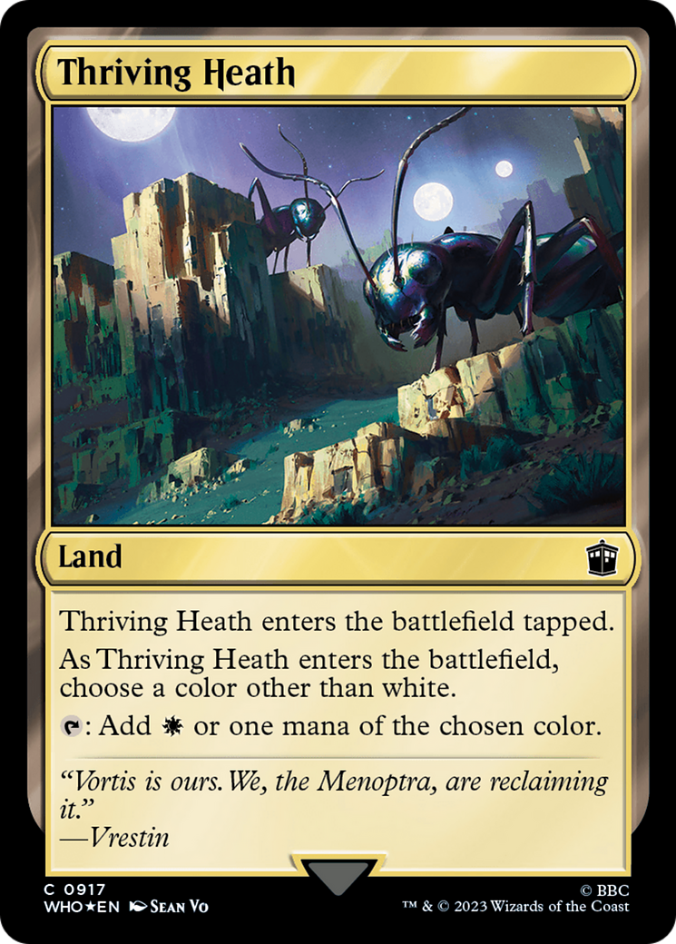 Thriving Heath (Surge Foil) [Doctor Who] | Exor Games New Glasgow