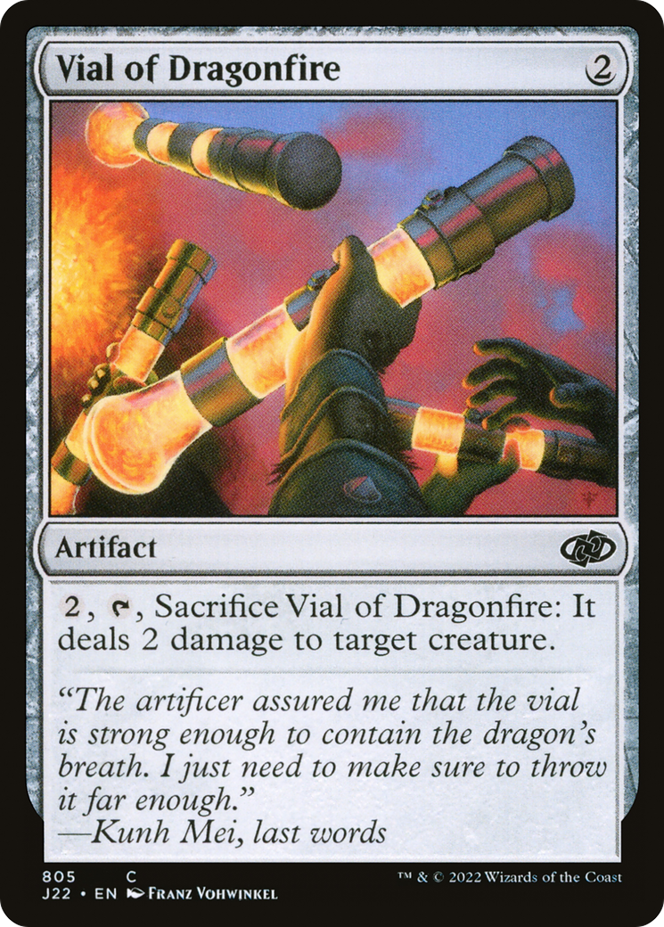 Vial of Dragonfire [Jumpstart 2022] | Exor Games New Glasgow