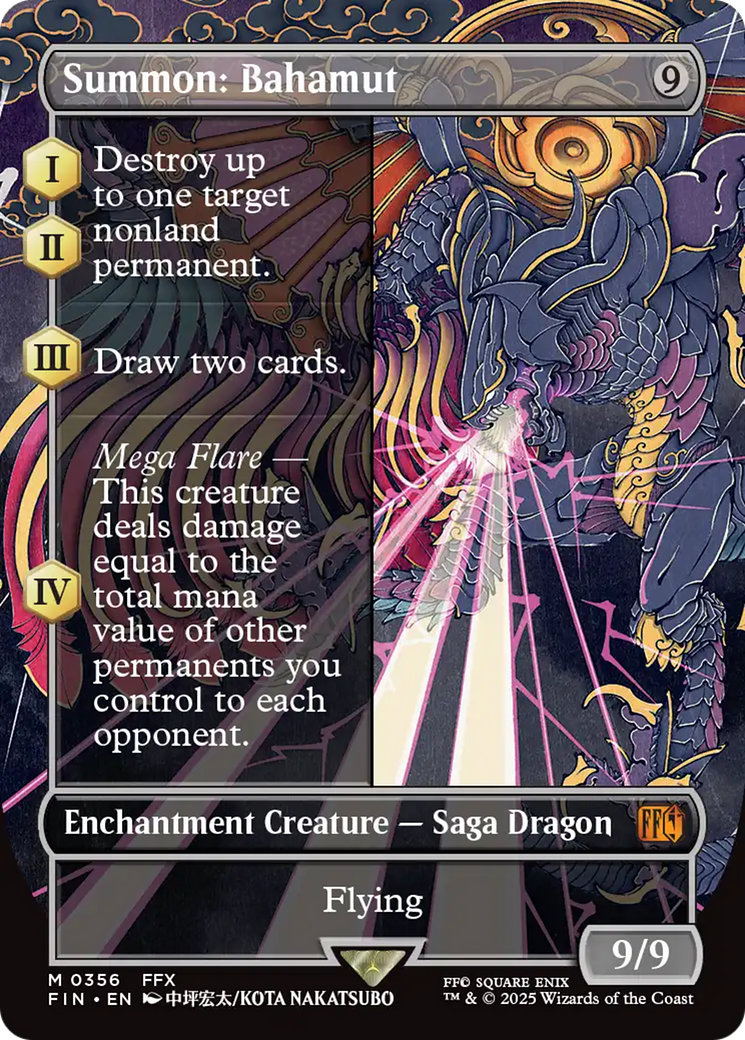 Summon: Bahamut (Borderless) [FINAL FANTASY] | Exor Games New Glasgow