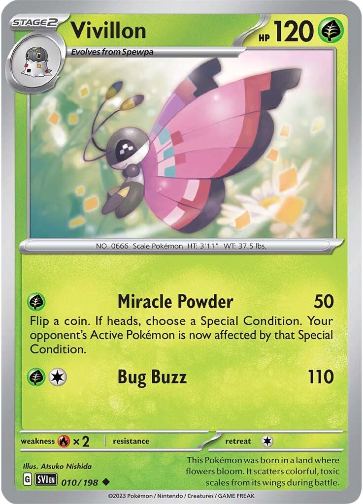 Vivillon (010/198) [Scarlet & Violet: Base Set] | Exor Games New Glasgow