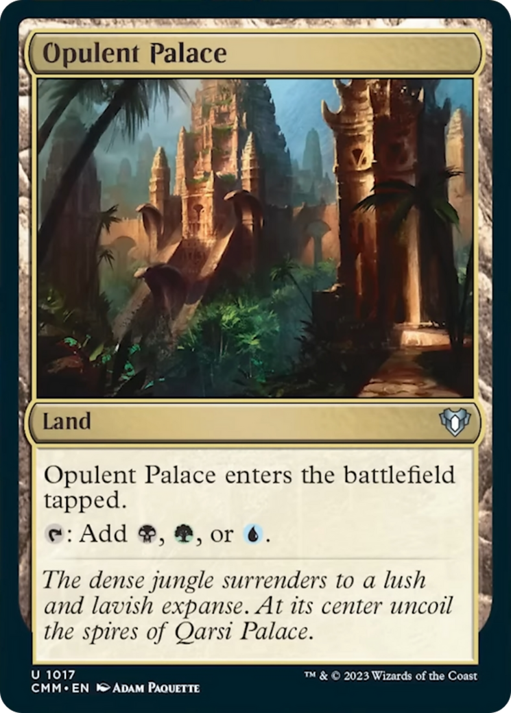 Opulent Palace [Commander Masters] | Exor Games New Glasgow