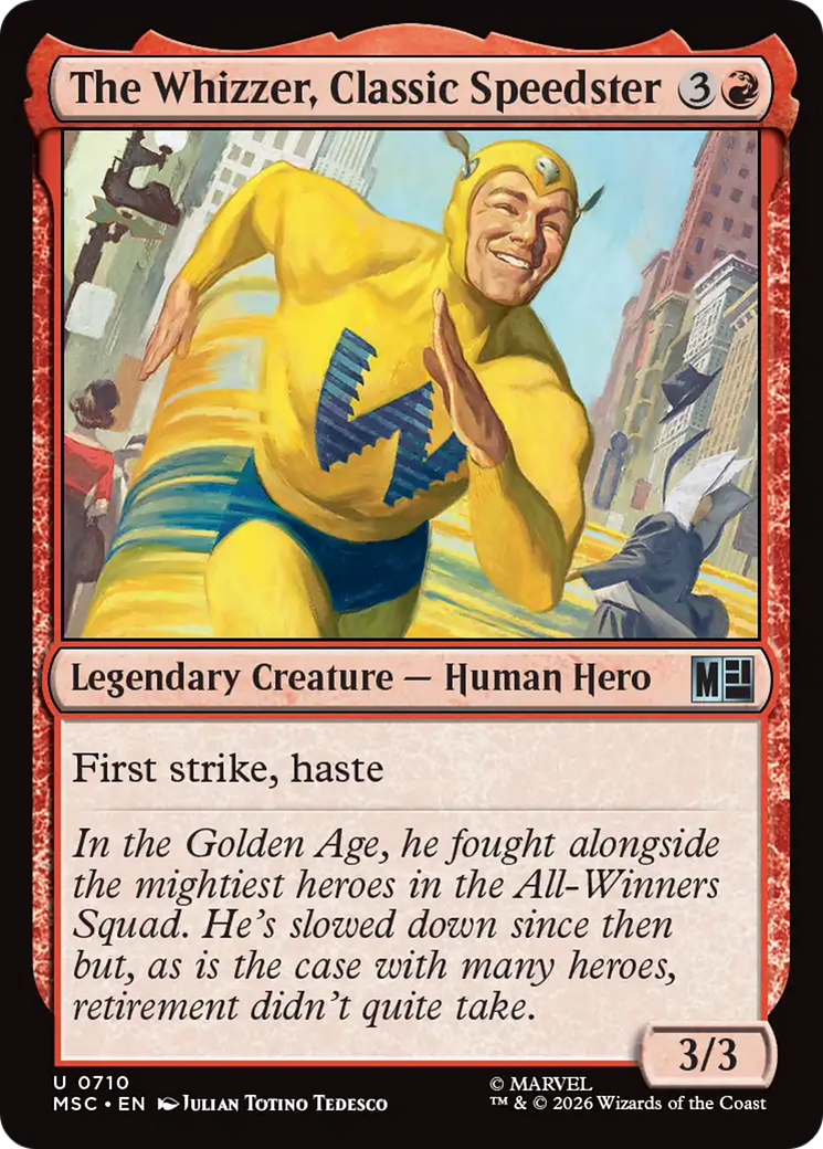 The Whizzer, Classic Speedster [Marvel Super Heroes Commander] | Exor Games New Glasgow