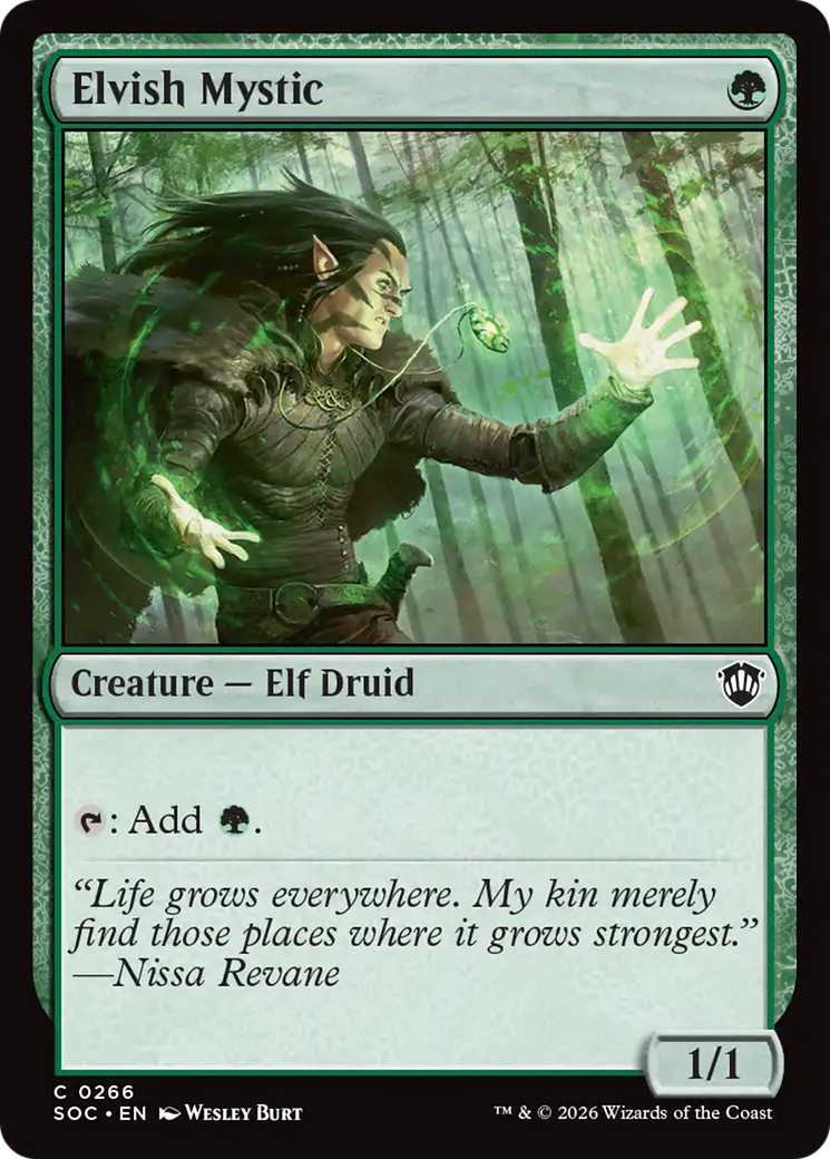 Elvish Mystic [Secrets of Strixhaven Commander] | Exor Games New Glasgow