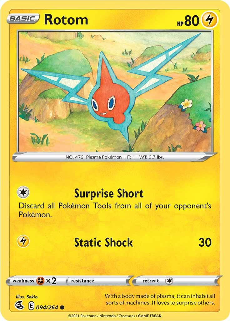 Rotom (094/264) [Sword & Shield: Fusion Strike] | Exor Games New Glasgow