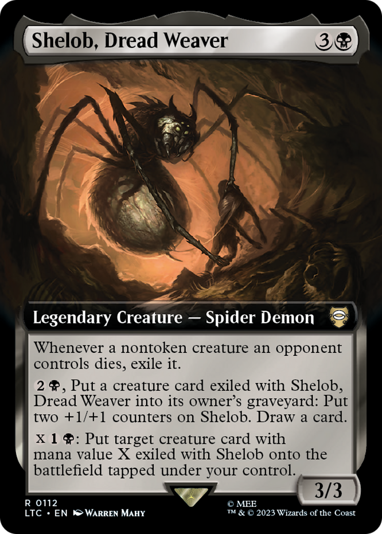 Shelob, Dread Weaver (Extended Art) [The Lord of the Rings: Tales of Middle-Earth Commander] | Exor Games New Glasgow