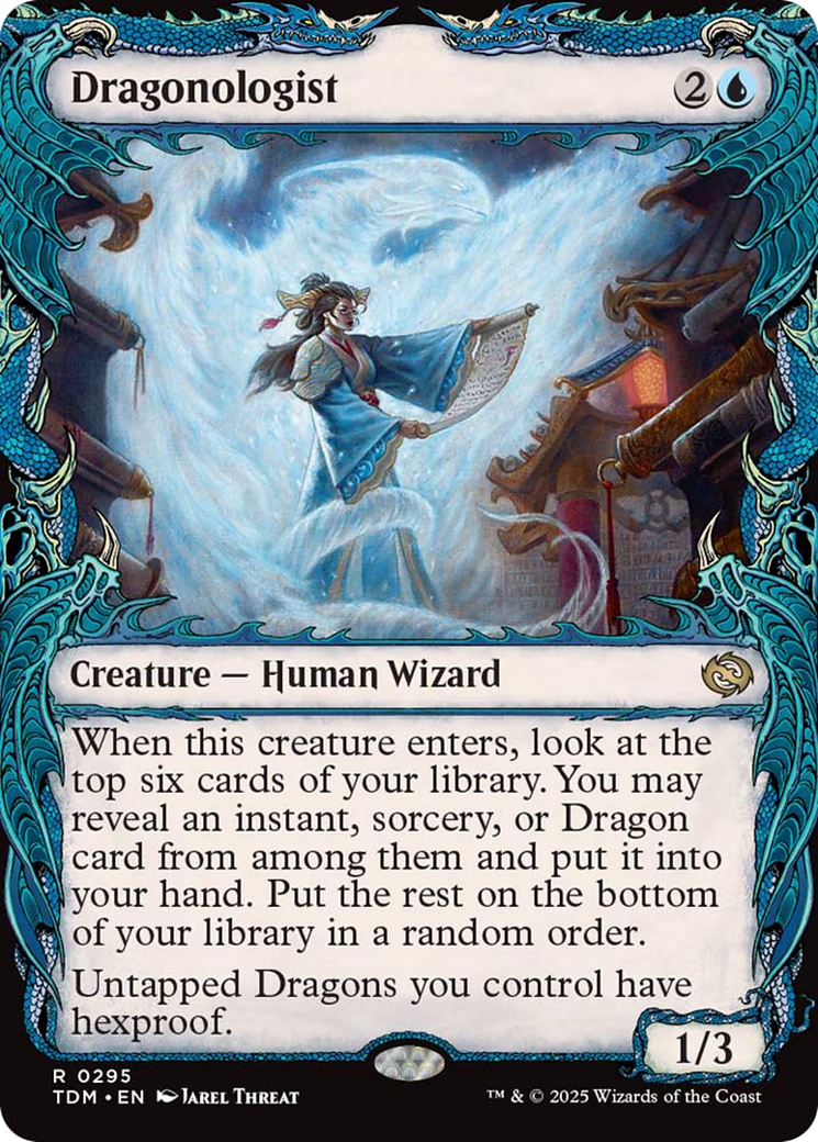 Dragonologist (Showcase) [Tarkir: Dragonstorm] | Exor Games New Glasgow