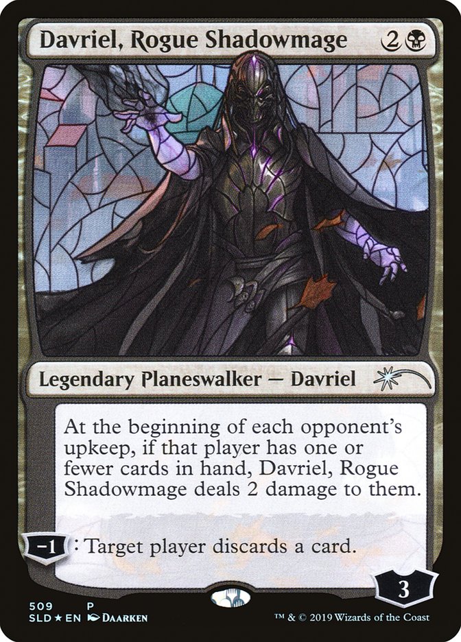 Davriel, Rogue Shadowmage (Stained Glass) [Secret Lair Drop Promos] | Exor Games New Glasgow